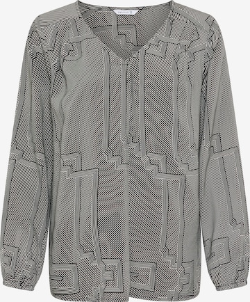 DELMAO Blouse in Black: front