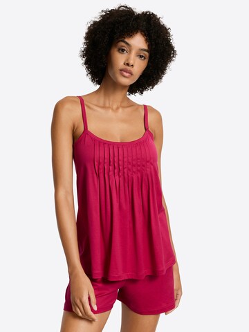 Shorty ' Juliet ' Hanro en rose : devant