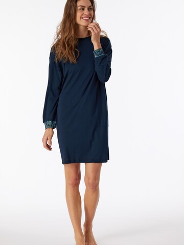 SCHIESSER Schlafshirt in Blau: Vorderseite