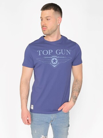 TOP GUN Shirt in Blau