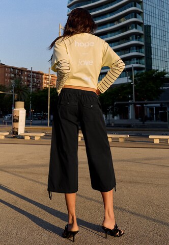 Loosefit Pantaloni di Bershka in nero