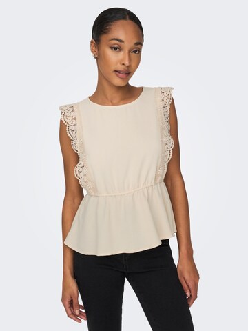 Camicia da donna 'METTE' di ONLY in beige