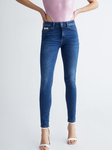 Liu Jo Skinny Jeans in Blauw: voorkant