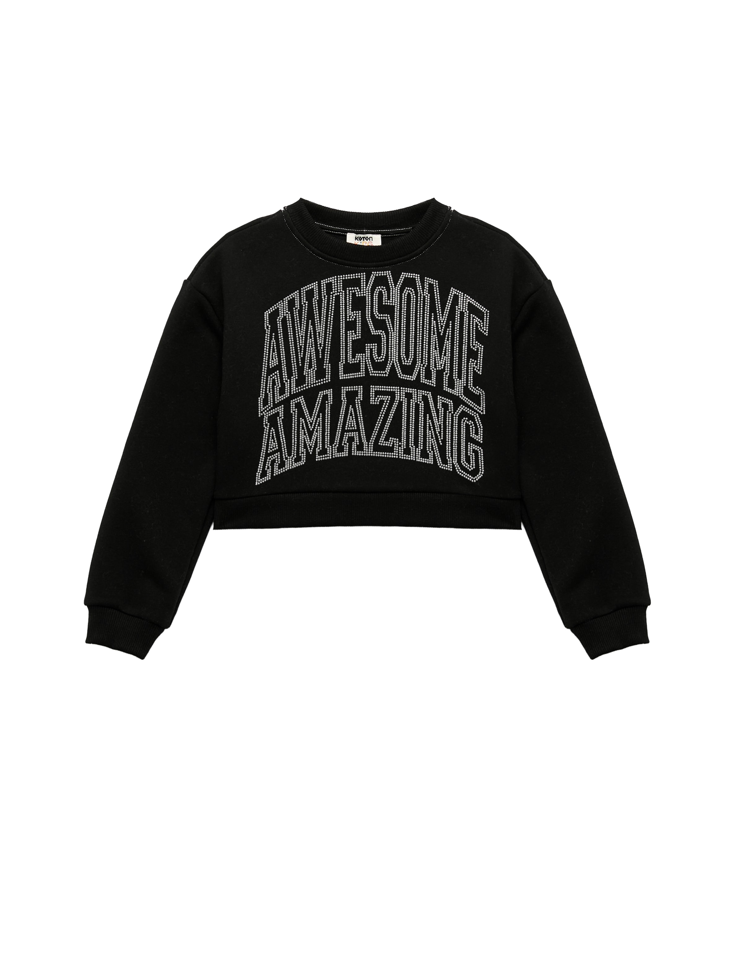 Koton Sweatshirt in Black: front