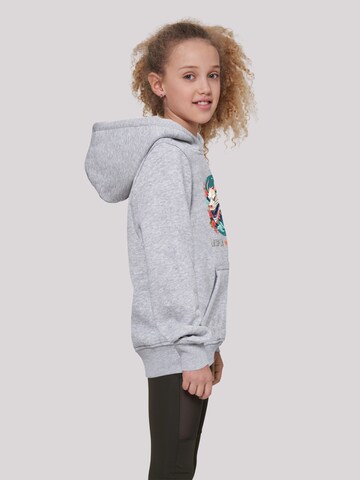 F4NT4STIC Sweatshirt 'Drache mit Blumen' in Grau