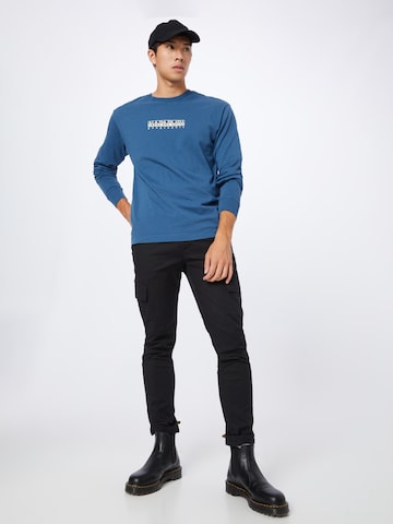 T-Shirt 'Box' NAPAPIJRI en bleu