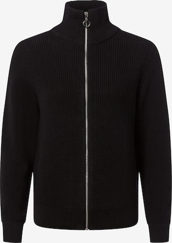 Franco Callegari Strickjacke in Schwarz: Vorderseite