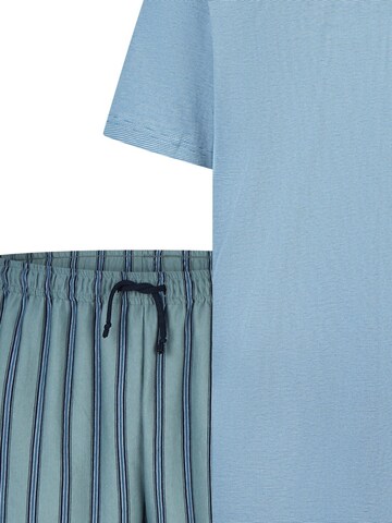 Ammann Pyjama kort 'Mix & Match' in Blauw