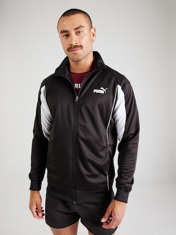 PUMA Training jacket in Black: front