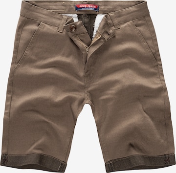 Rock Creek Slim fit Pants in Brown: front