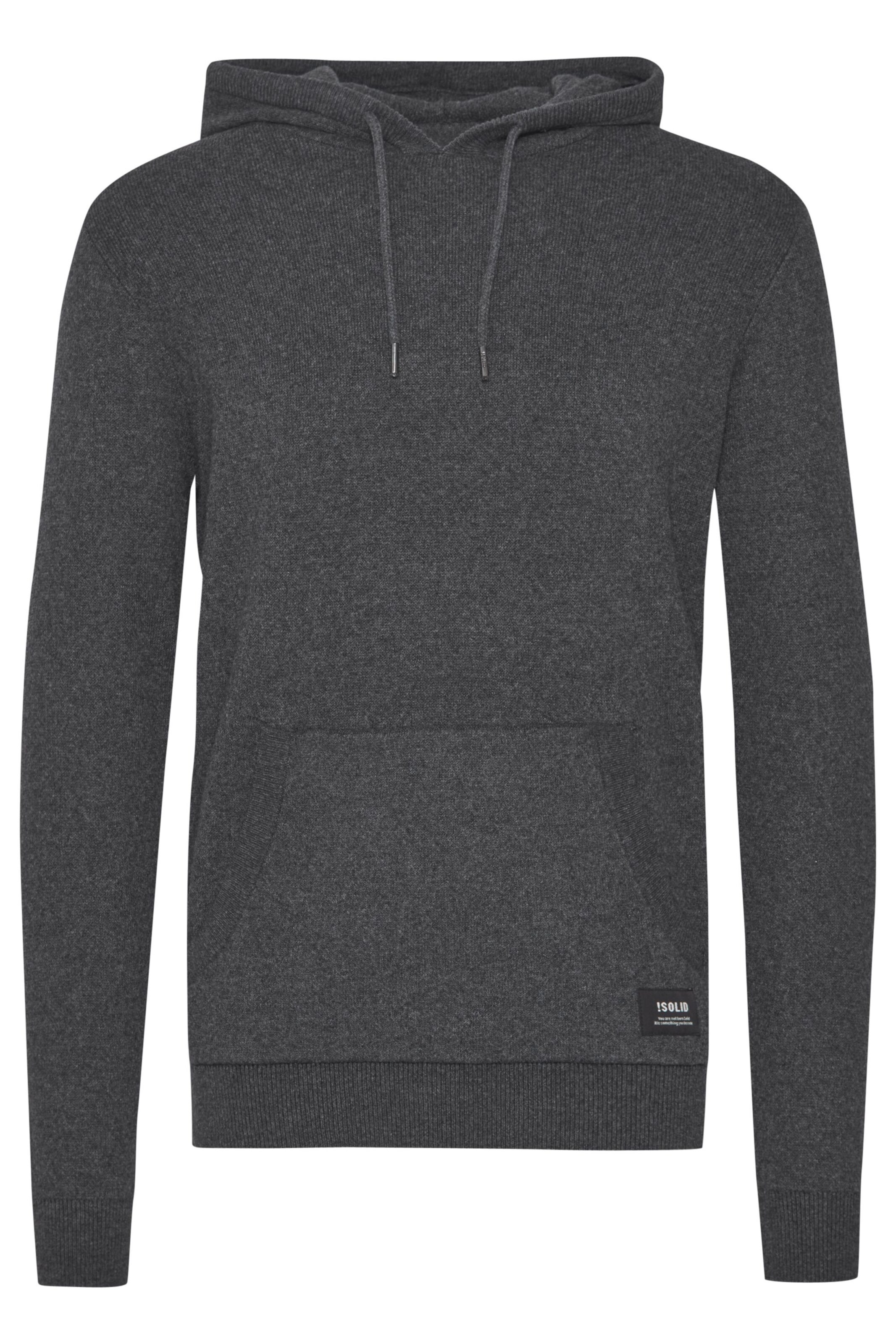 Sweat-shirt 'Kay' !Solid en gris : devant
