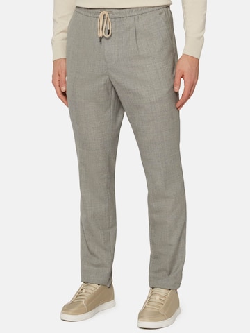 Regular Pantalon à pince Boggi Milano en gris : devant