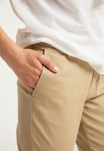 DreiMaster Klassik Slimfit Caprihose in Beige