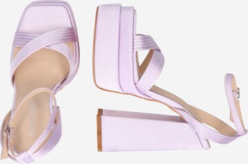 GLAMOROUS Sandals 'LILAC' in Purple