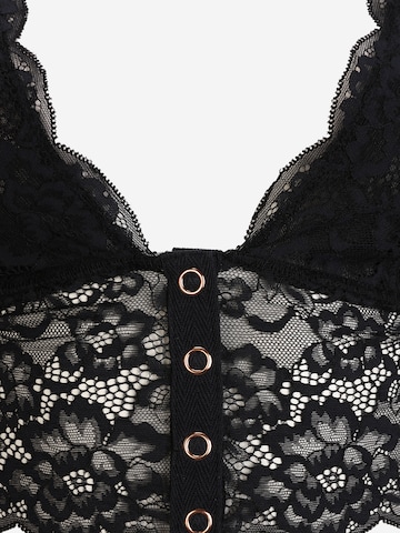 Free People Bustier BH 'HEARTBREAKER' in Schwarz