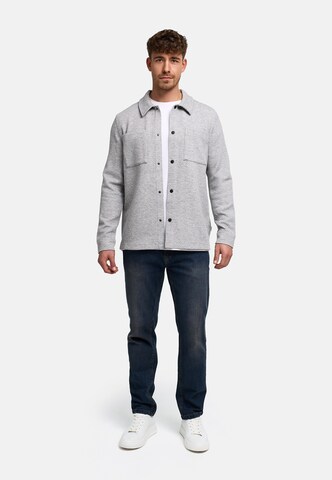 Coupe regular Chemise 'Rhomon' INDICODE JEANS en gris