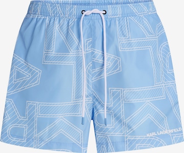 Karl Lagerfeld Плавательные шорты в Синий: спереди