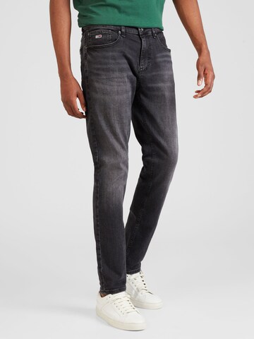 Tommy Jeans Slimfit Farmer 'SCANTON SLIM' - fekete: elől