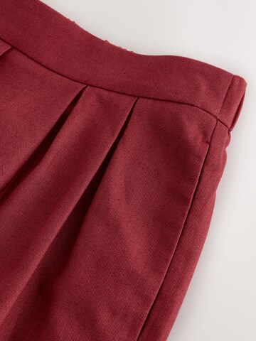 Regular Pantalon à plis Next en rouge