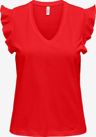 ONLY - Camisa 'ONLMAY' em vermelho: frente