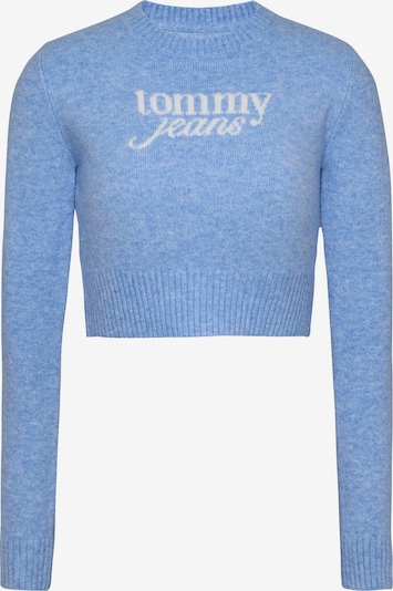 Megztinis iš Tommy Jeans, spalva – margai mėlyna / balkšva, Prekių apžvalga