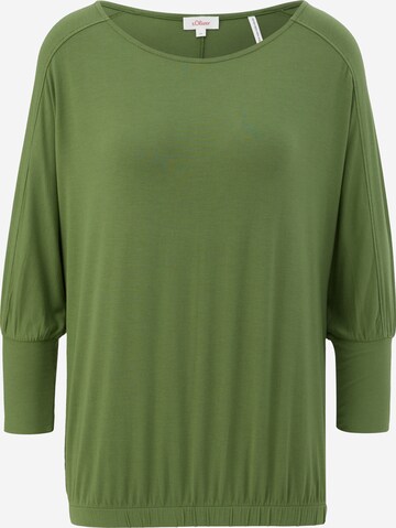 s.Oliver Shirt in Groen: voorkant