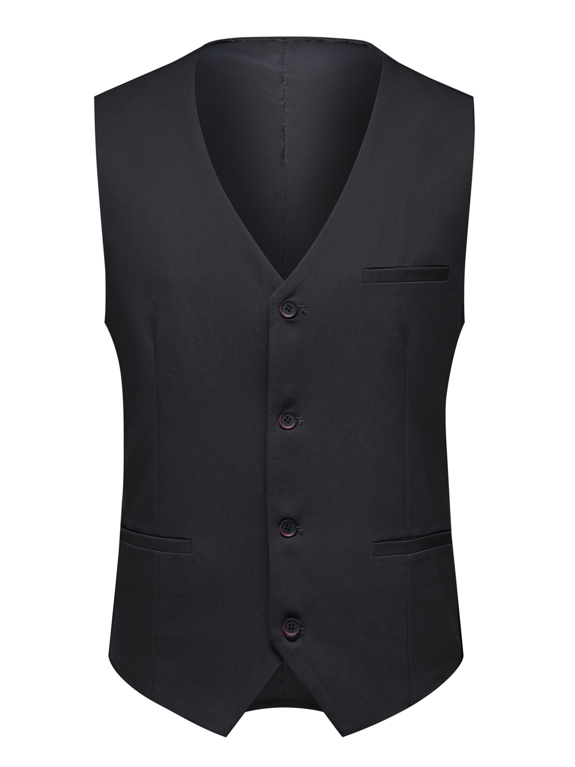 YOUTHUP Slimfit Anzug 'Vollbild'‌‌‌‌‌‌‌‌ in Schwarz