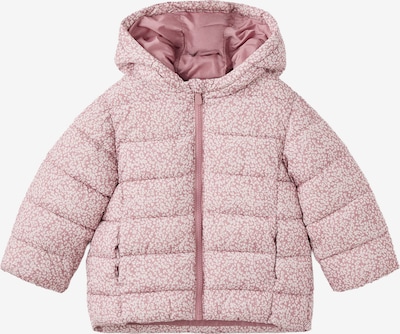 MANGO KIDS Talvitakki 'June' värissä roosa / valkoinen, Tuotenäkymä