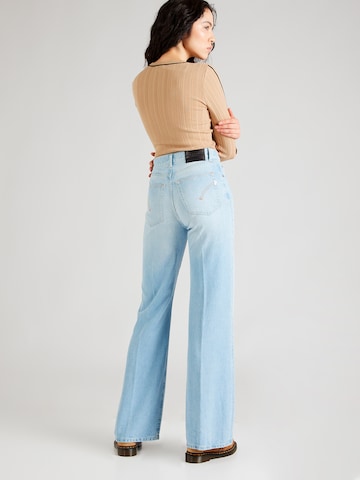 Dondup Wide leg Jeans 'Amber' in Blue