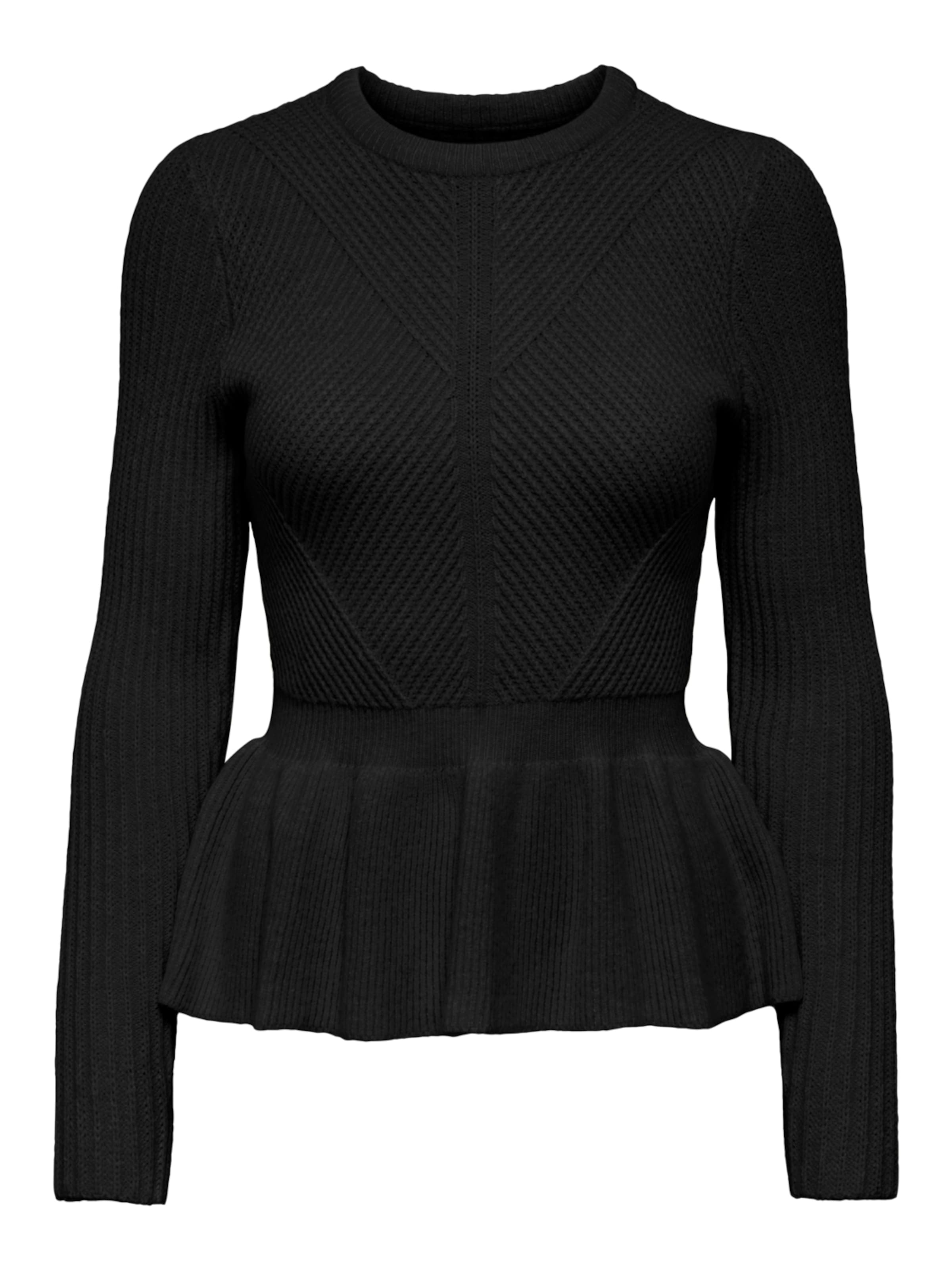 Black peplum jumper sale
