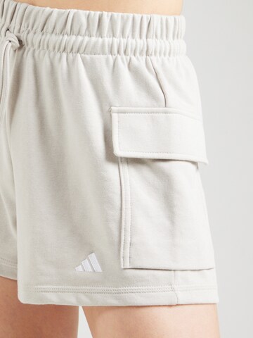 ADIDAS SPORTSWEAR Loosefit Sportbyxa 'Essentials' i beige