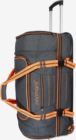 normani Travel Bag 'Kompass 90' in Grey: front