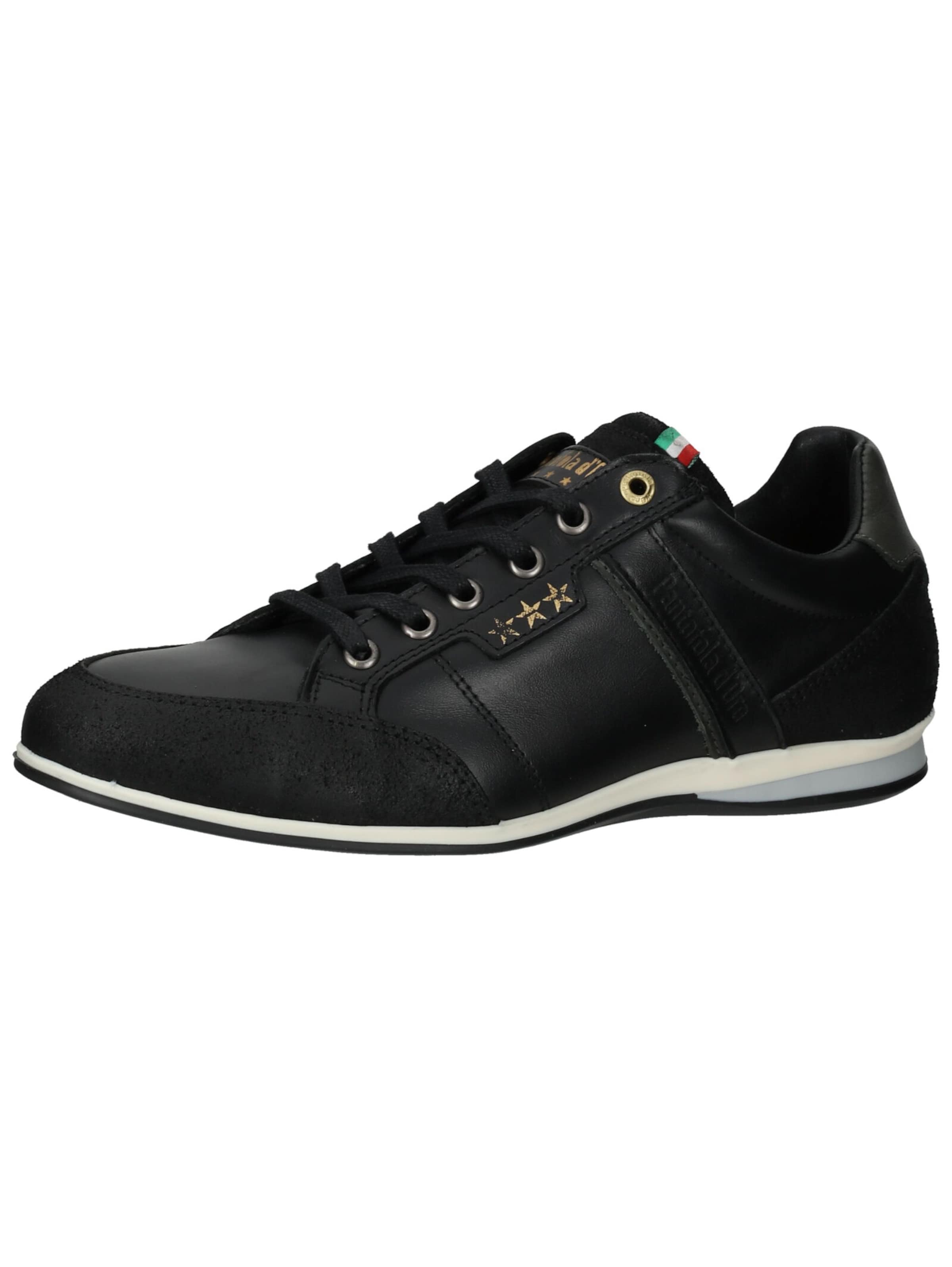 Baskets basses 'Roma' PANTOFOLA D'ORO en noir : devant