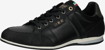 Baskets basses 'Roma' PANTOFOLA D'ORO en noir : devant