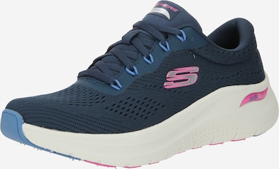 SKECHERS Sneakers low 'Arch Fit 2.0' i mørkeblå / sølvgrå / lyserosa, Produktvisning