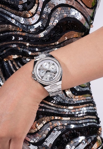 GUESS Analog watch 'LADY EMPIRE' in Silver
