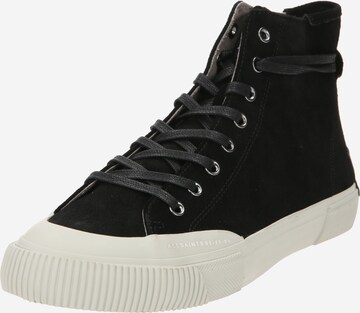 AllSaints - Zapatillas deportivas altas 'DUMONT' en negro: frente