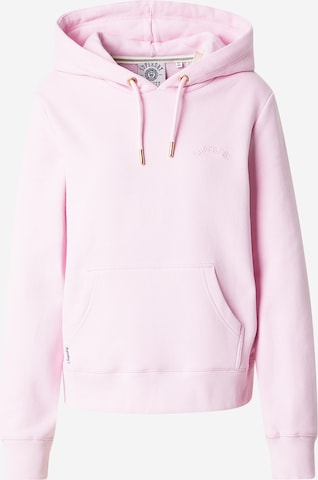 Superdry & Co Collegepaita 'ESSENTIAL' värissä vaaleanpunainen: etupuoli