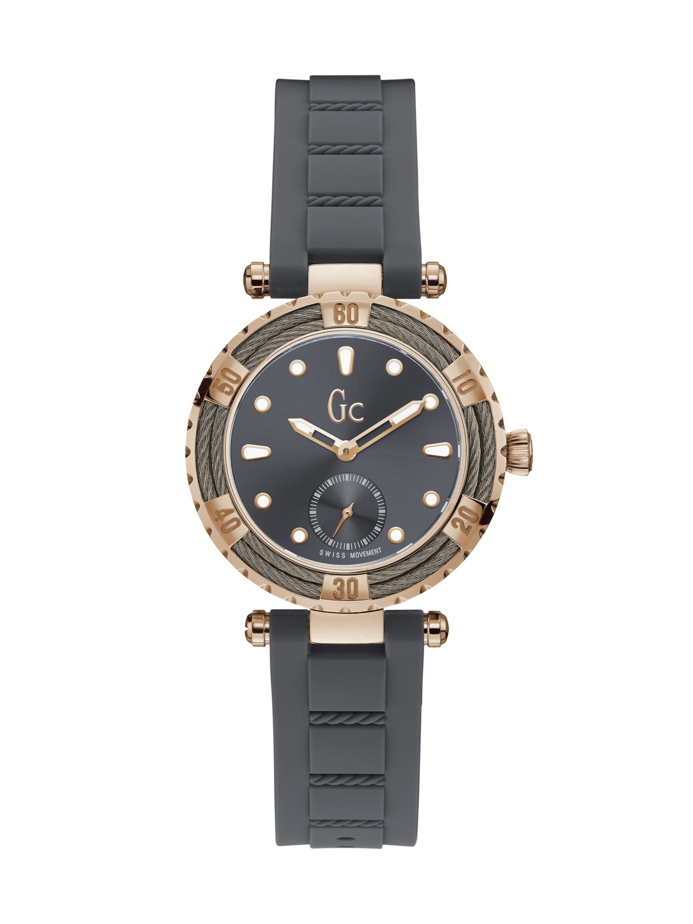 Orologio analogico 'LadyDiver' di Gc in grigio: frontale