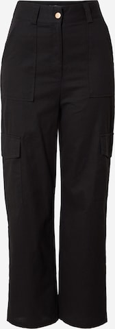 Dorothy Perkins Regular Cargo Pants in Black: front