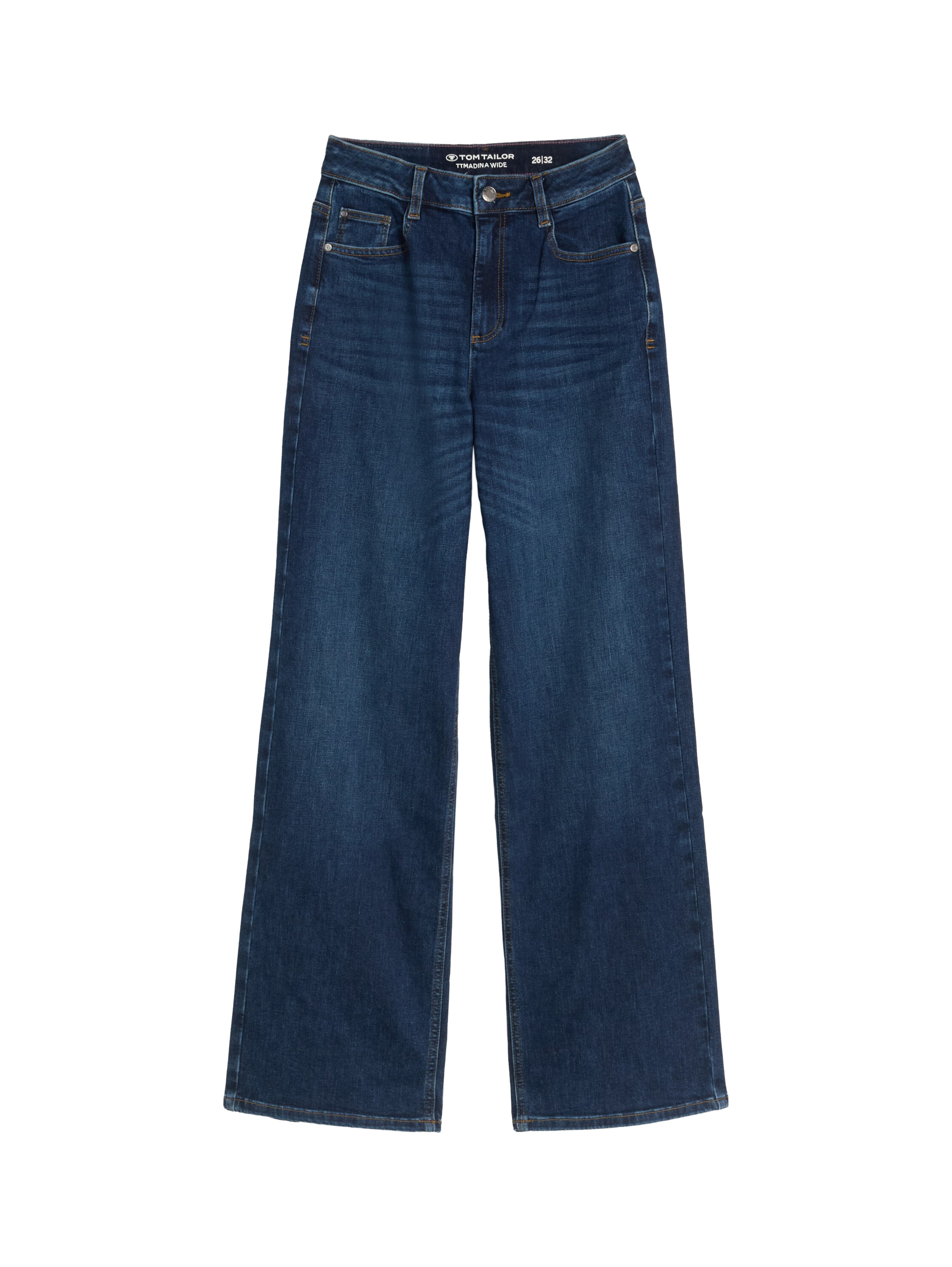 Jeans 'MADINA' de la TOM TAILOR pe albastru: față