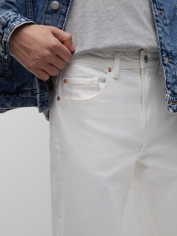 Pull&Bear regular Jeans i hvid