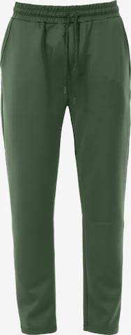 Effilé Pantalon C&City en vert : devant