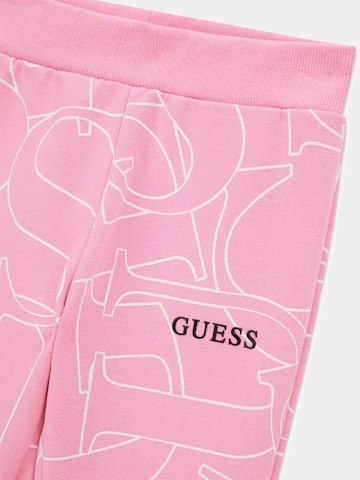 GUESS Regular Pants in Pink