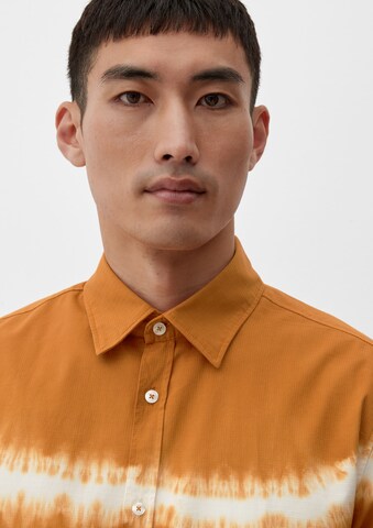 s.Oliver Regular fit Button Up Shirt in Orange