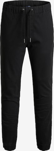 Effilé Pantalon 'Vega' Jack & Jones Junior en noir : devant