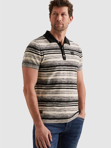 T-Shirt 'Polo shirt with color gradient and badge' PME Legend en bleu : devant