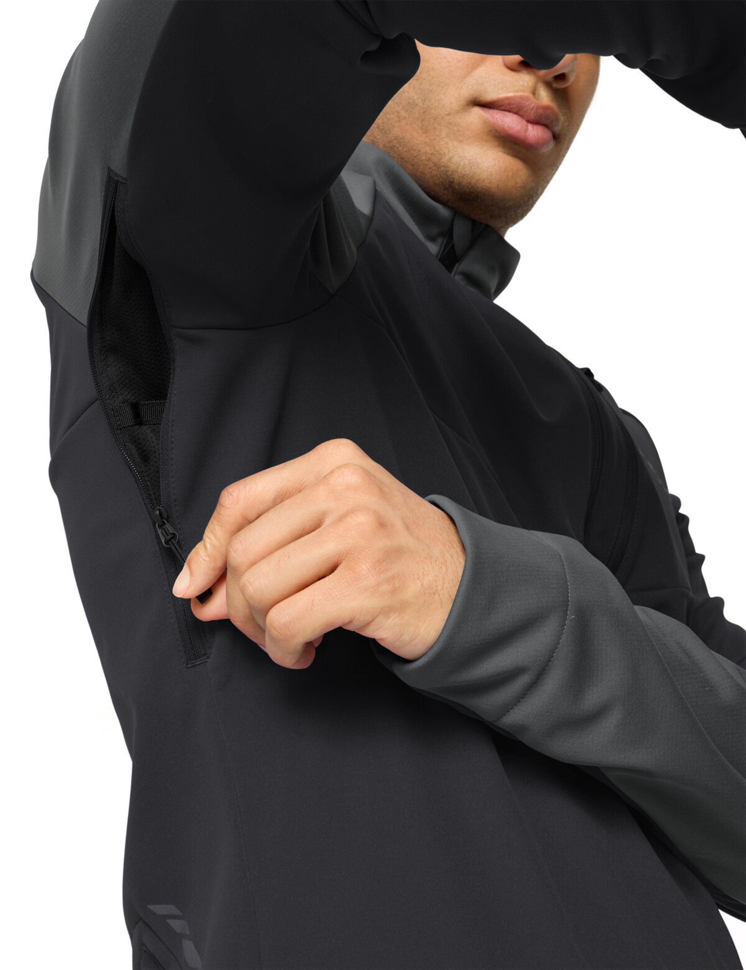 VAUDE Sports jacket 'Posta VII ' in Grey