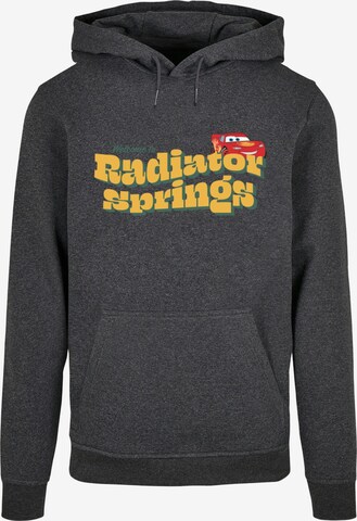 ABSOLUTE CULT Sweatshirt 'Cars - Welcome To Radiator Springs' in Grau: predná strana