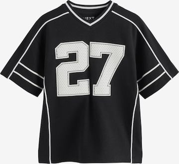T-Shirt Next en noir : devant